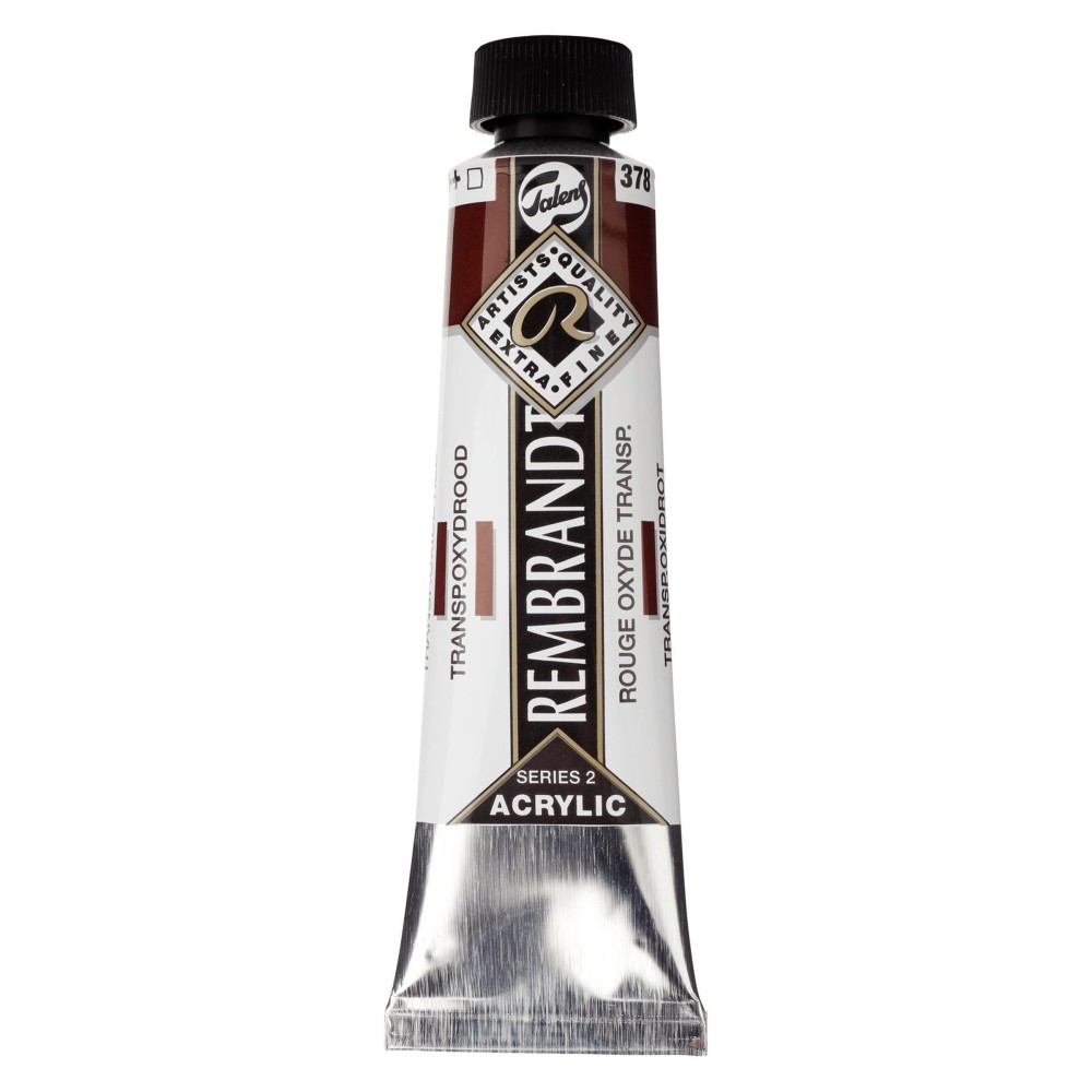 Farba akrylowa - Rembrandt - Transparent Oxide Red, 40 ml