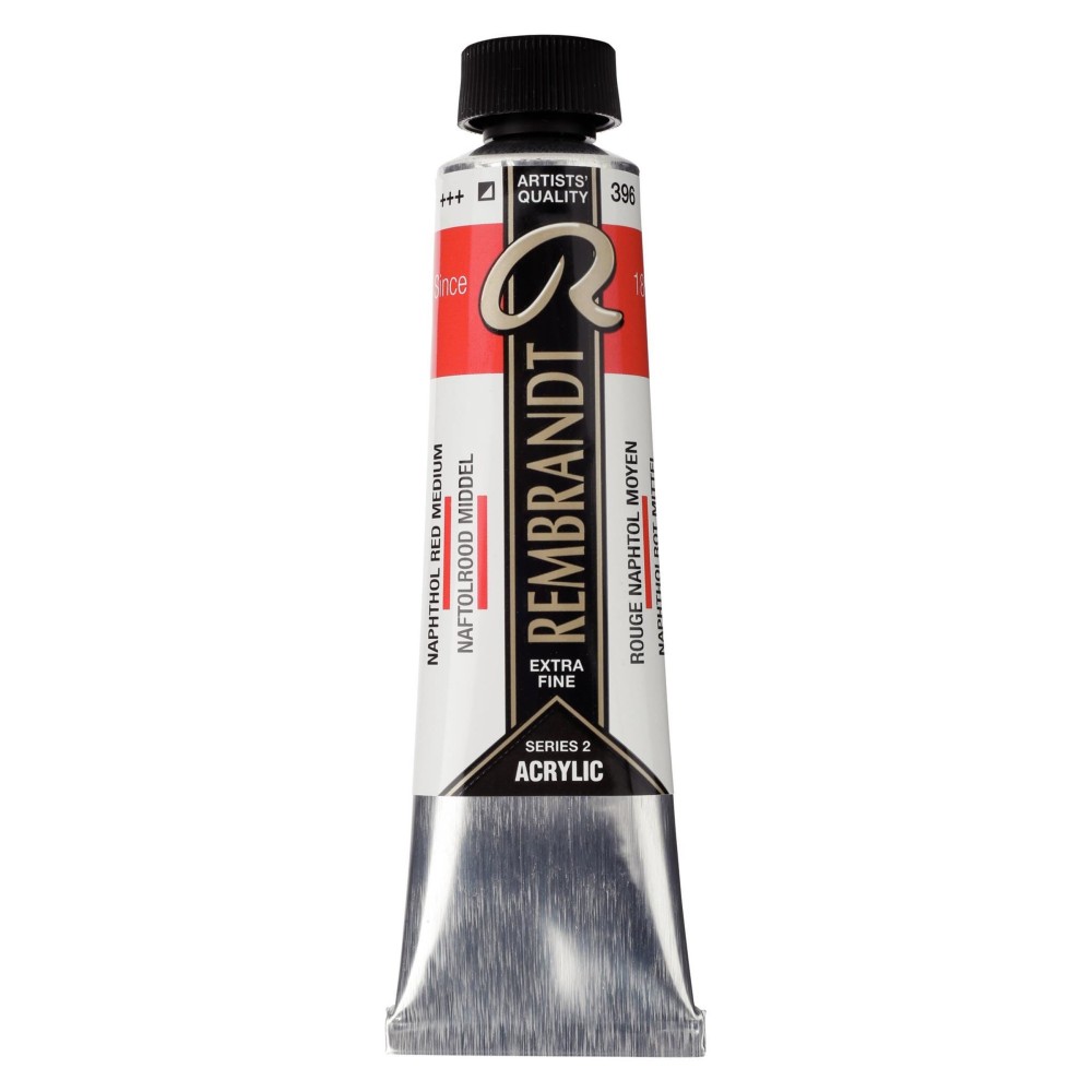 Acrylic paint in tube - Rembrandt - Naphthol Red Medium, 40 ml