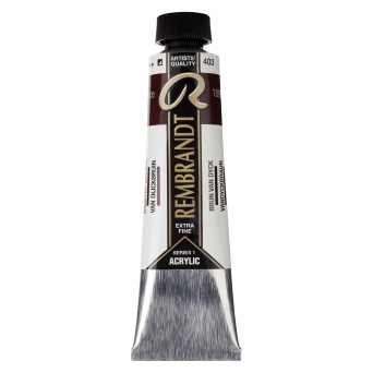 Farba akrylowa - Rembrandt - Vandyke Brown, 40 ml