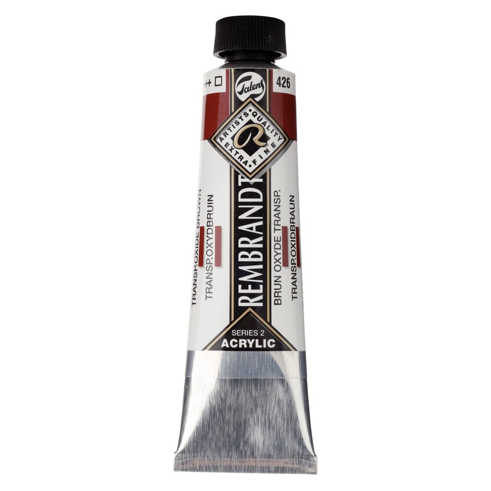 Farba akrylowa - Rembrandt - Transparent Oxide Brown, 40 ml