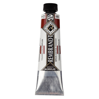Farba akrylowa - Rembrandt - Transparent Oxide Brown, 40 ml