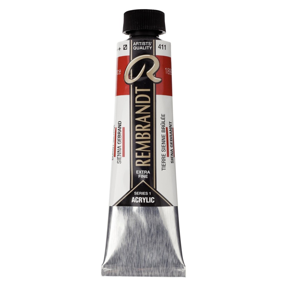 Farba akrylowa - Rembrandt - Burnt Sienna, 40 ml
