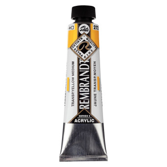 Farba akrylowa - Rembrandt - Transparent Yellow Medium, 40 ml
