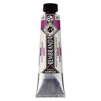 Farba akrylowa - Rembrandt - Permanent Red Violet, 40 ml