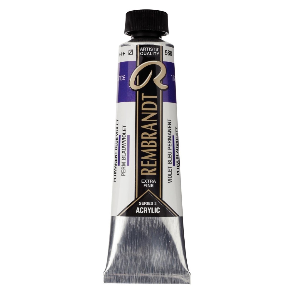 Farba akrylowa - Rembrandt - Permanent Blue Violet, 40 ml
