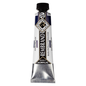 Farba akrylowa - Rembrandt - Phthalo Blue, 40 ml