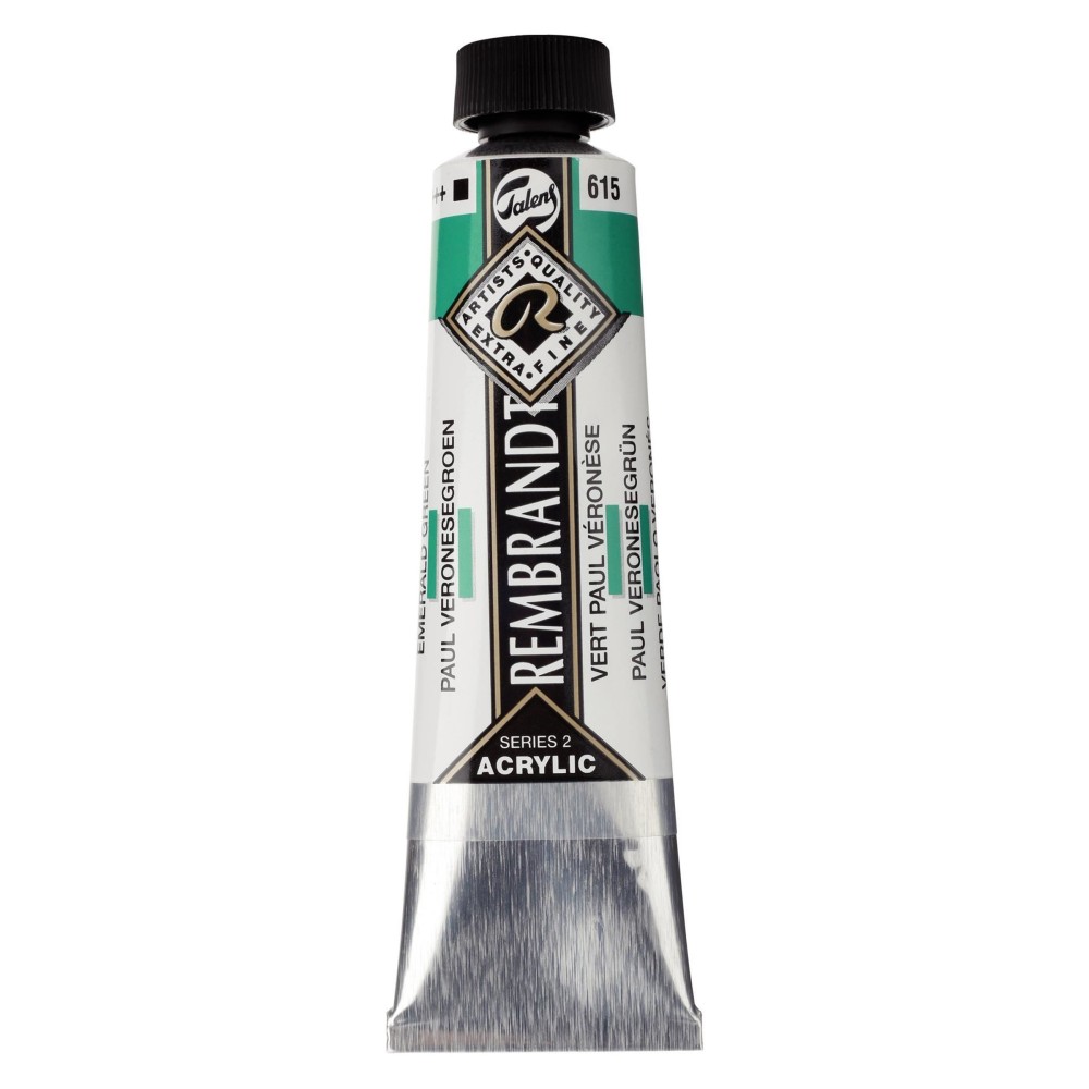 Farba akrylowa - Rembrandt - Emerald Green, 40 ml