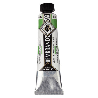 Farba akrylowa - Rembrandt - Permanent Green Light, 40 ml