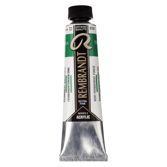 Farba akrylowa - Rembrandt - Permanent Green Deep, 40 ml