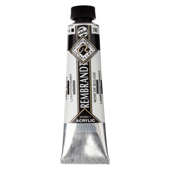 Farba akrylowa - Rembrandt - Lamp Black, 40 ml