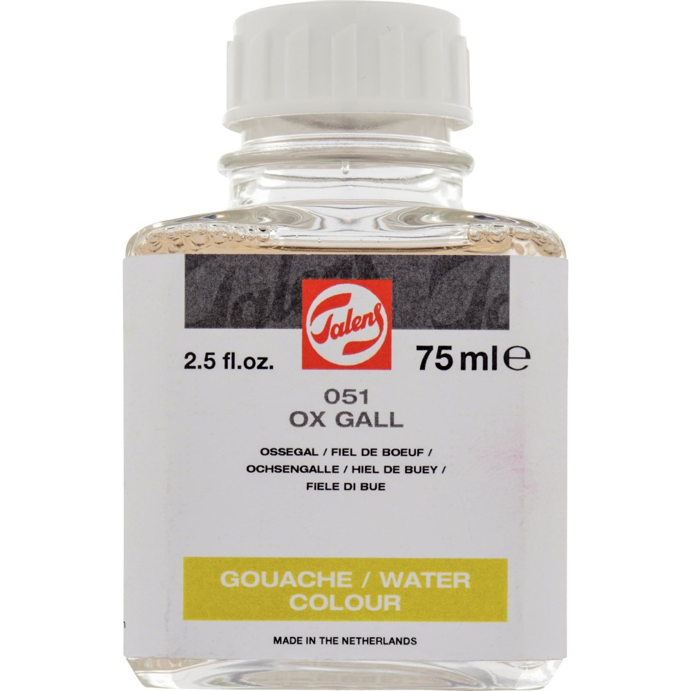 Ox Gall medium for watercolors and gouaches - Talens - 75 ml