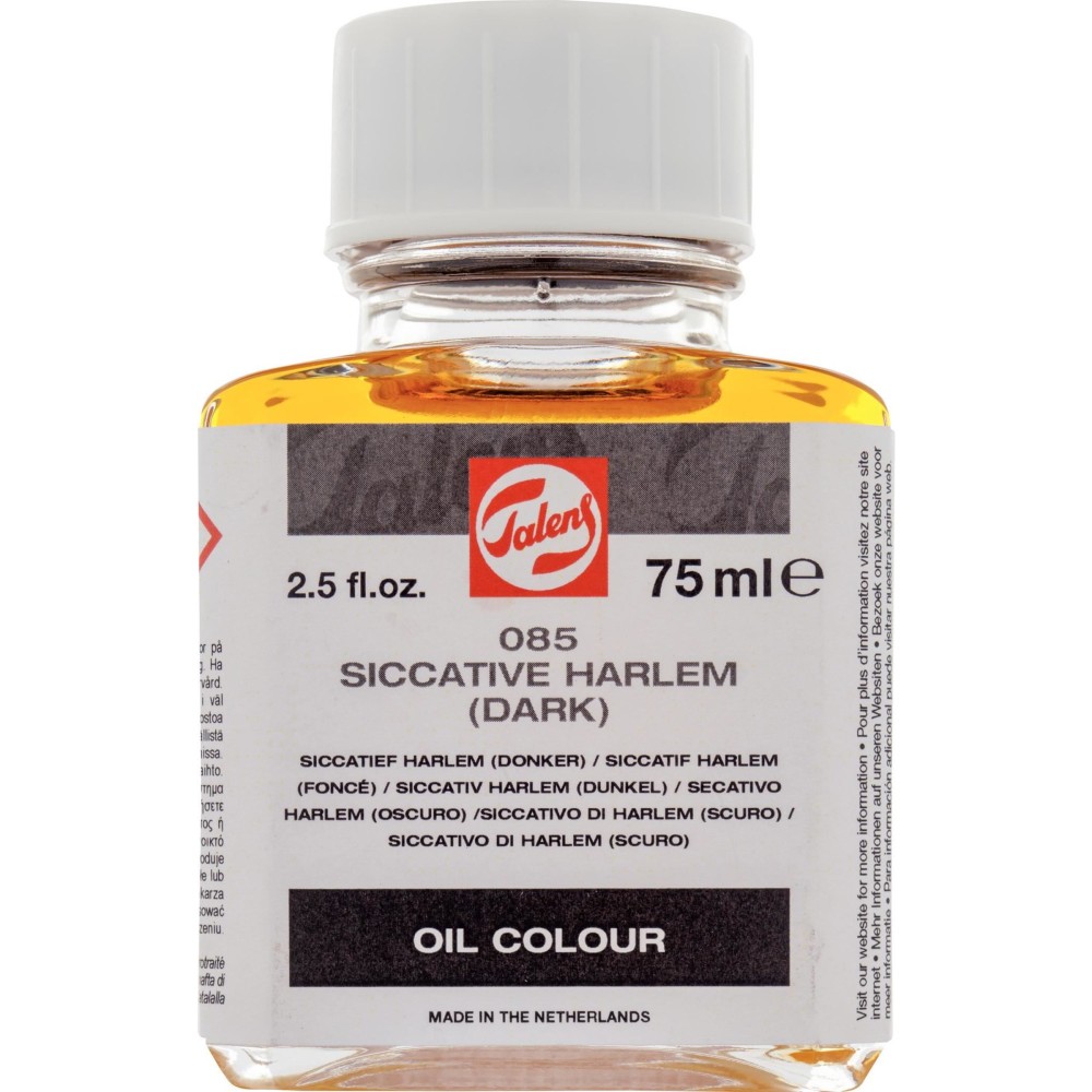 Sykatywa do farb olejnych - Talens - ciemna, 75 ml