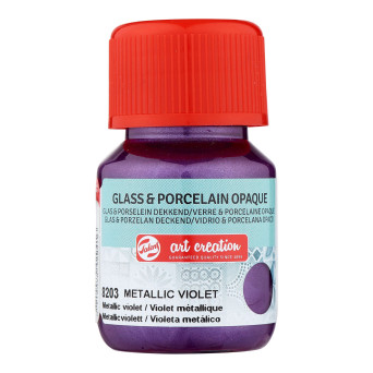 Farba do ceramiki - Talens Art Creation - Metallic Violet, 30 ml