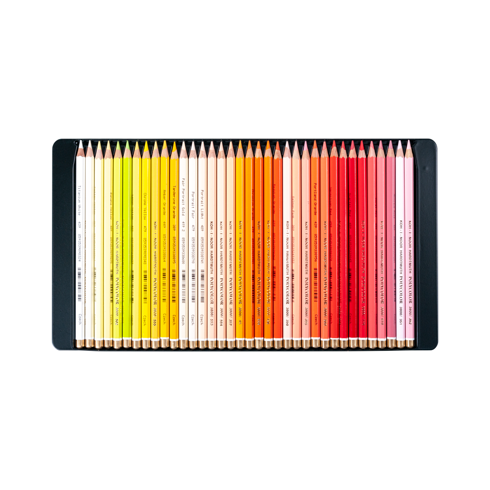 Zestaw kredek Polycolor w metalowej kasetce - Koh-I-Noor - 144 kolory