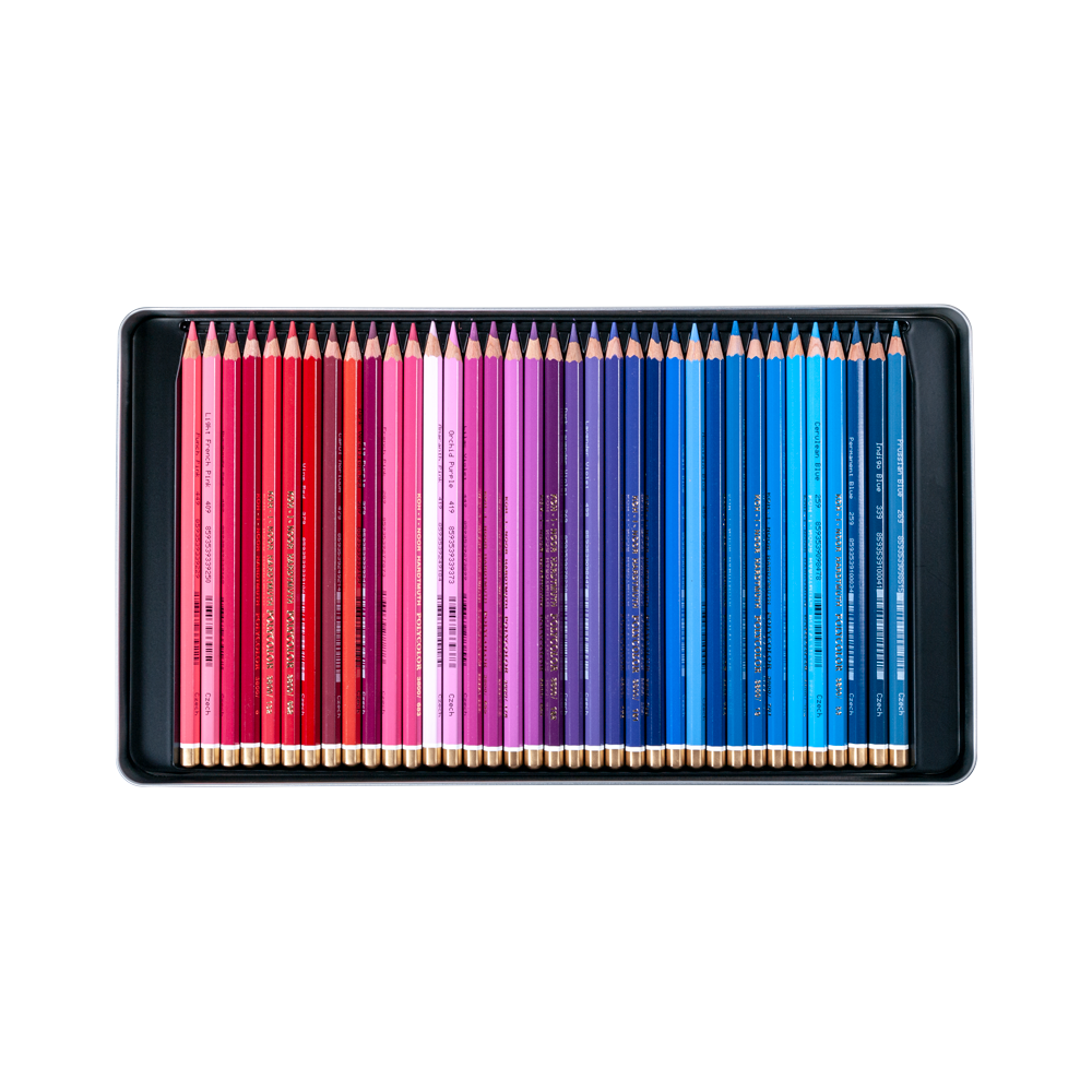 Zestaw kredek Polycolor w metalowej kasetce - Koh-I-Noor - 144 kolory