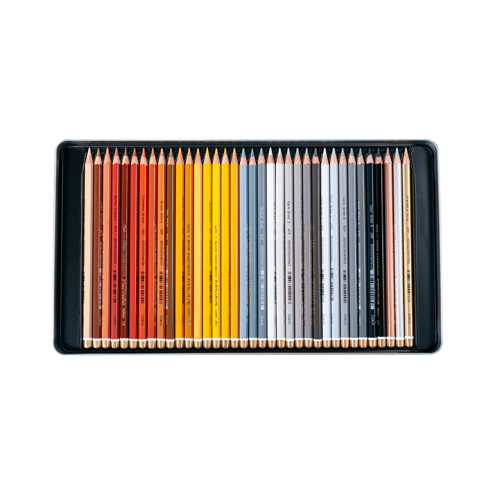 Pencil set Polycolor in metal case - Koh-I-Noor - 144 pcs.