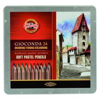 Set of Artists soft pencils Gioconda - Koh-I-Noor - 24 pcs.