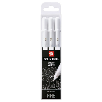 Set of Gelly Roll pen set 05 - Sakura - white, 3 pcs.