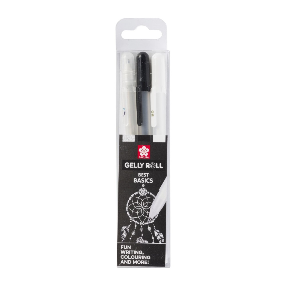 Zestaw długopisów żelowych Gelly Roll Best Basics - Sakura - 3 szt.