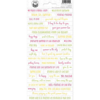 Set of stickers 10,5 x 23 cm - Piątek Trzynastego - The Four Seasons Summer 01