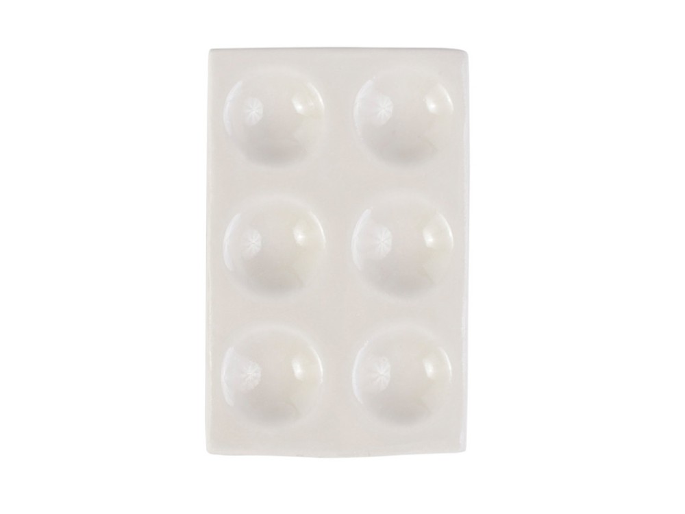 Porcelain painting palette - Renesans - 6 wells