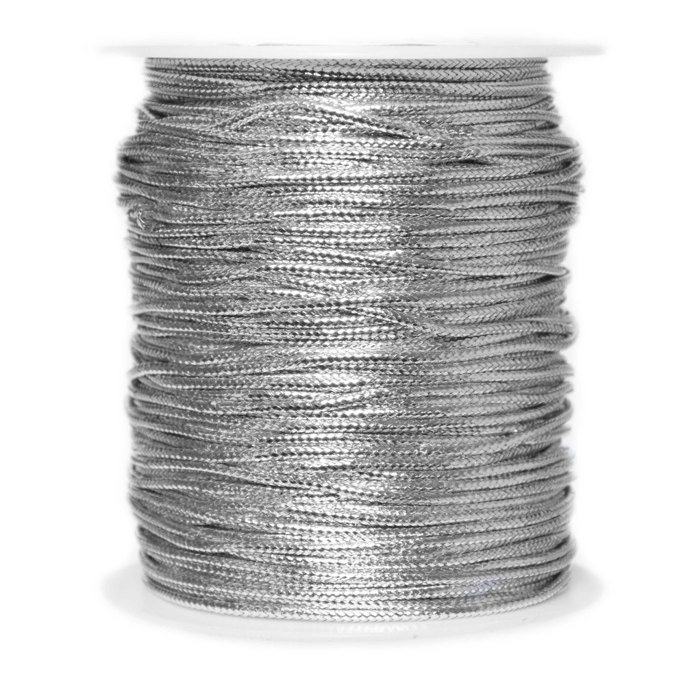 Decorative twin - silver 1,5 mm x 100 m