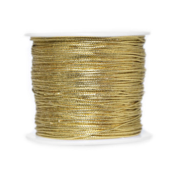 Sznurek dekoracyjny - złoty, 0,8 mm x 100 m