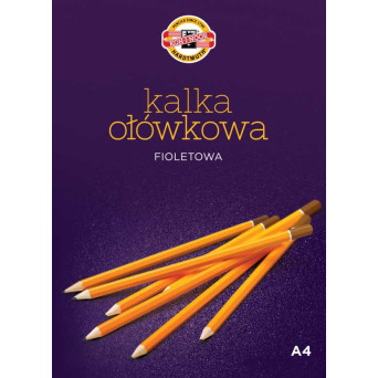 Pencil tracing paper A4 - Koh-I-Noor - violet, 25 sheets