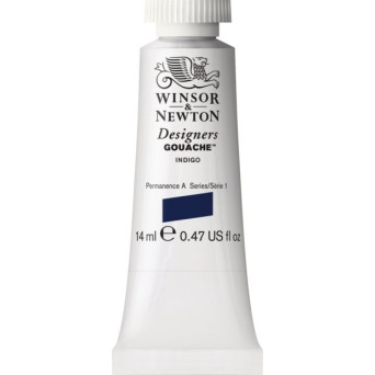 Farba gwasz Designers Gouache - Winsor & Newton - Indigo, 14 ml