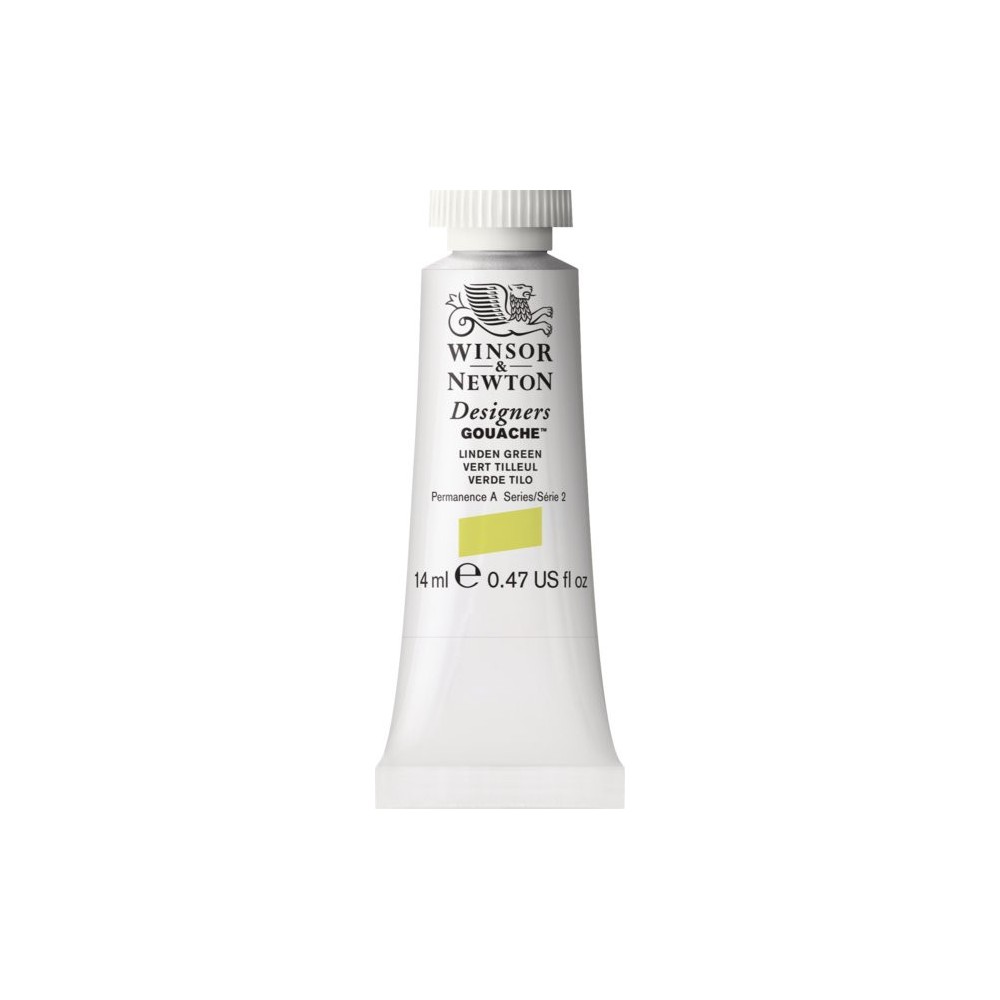 Farba gwasz Designers Gouache - Winsor & Newton - Linden Green, 14 ml