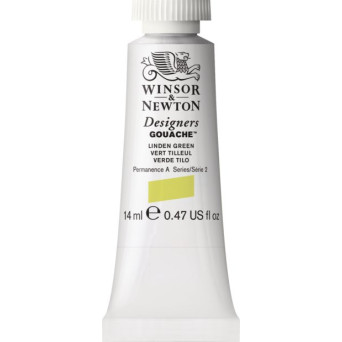 Farba gwasz Designers Gouache - Winsor & Newton - Linden Green, 14 ml