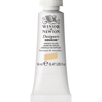 Farba gwasz Designers Gouache - Winsor & Newton - Naples Yellow, 14 ml