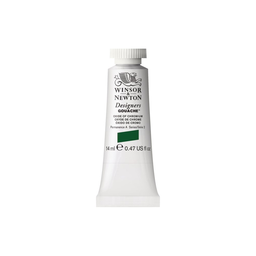 Farba gwasz Designers Gouache - Winsor & Newton - Oxide of Chromium, 14 ml