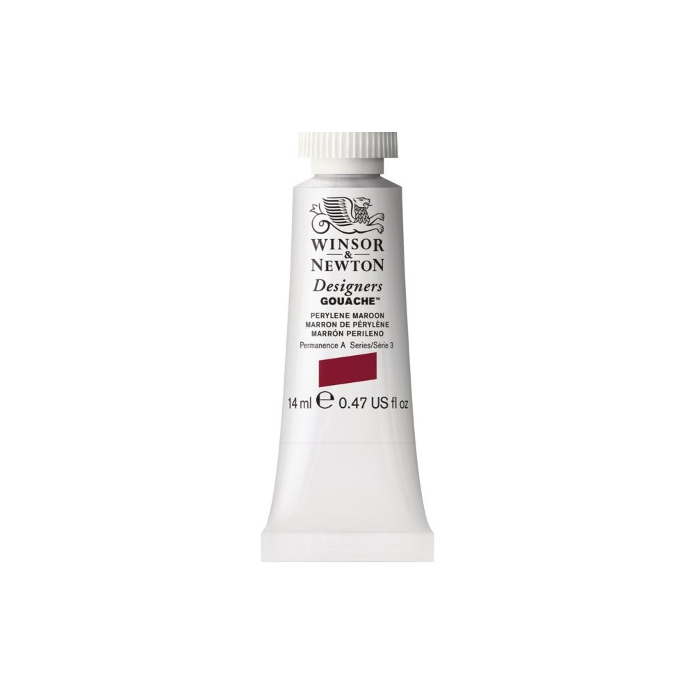 Farba gwasz Designers Gouache - Winsor & Newton - Perylene Maroon, 14 ml