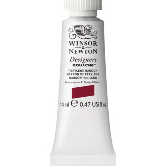 Farba gwasz Designers Gouache - Winsor & Newton - Perylene Maroon, 14 ml