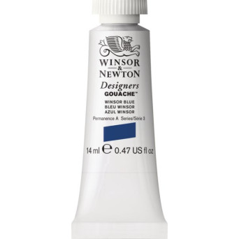 Farba gwasz Designers Gouache - Winsor & Newton - Winsor Blue, 14 ml