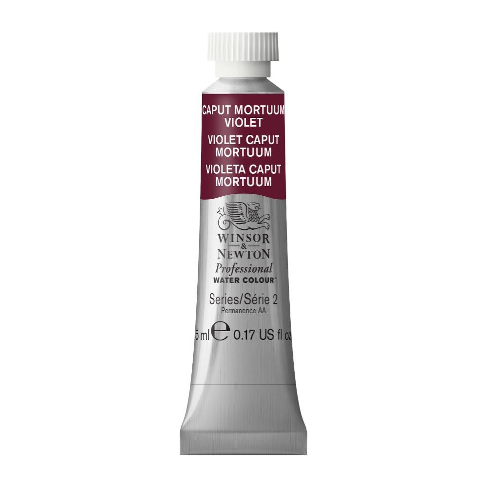 Watercolor paint Professional Watercolour - Winsor & Newton - Caput Mortuum Violet, 5 ml