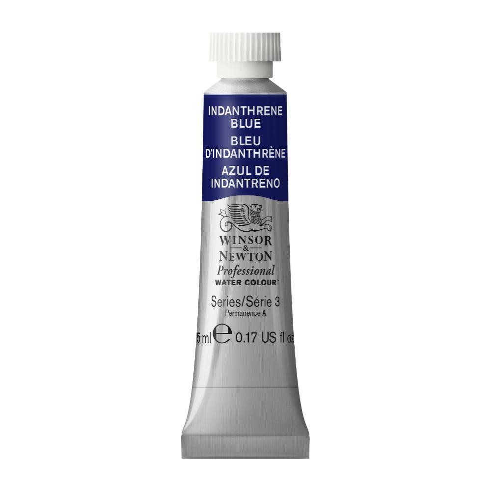 Watercolor paint Professional Watercolour - Winsor & Newton - Indantherene Blue, 5 ml