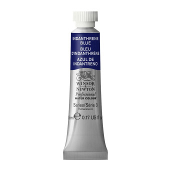 Watercolor paint Professional Watercolour - Winsor & Newton - Indantherene Blue, 5 ml