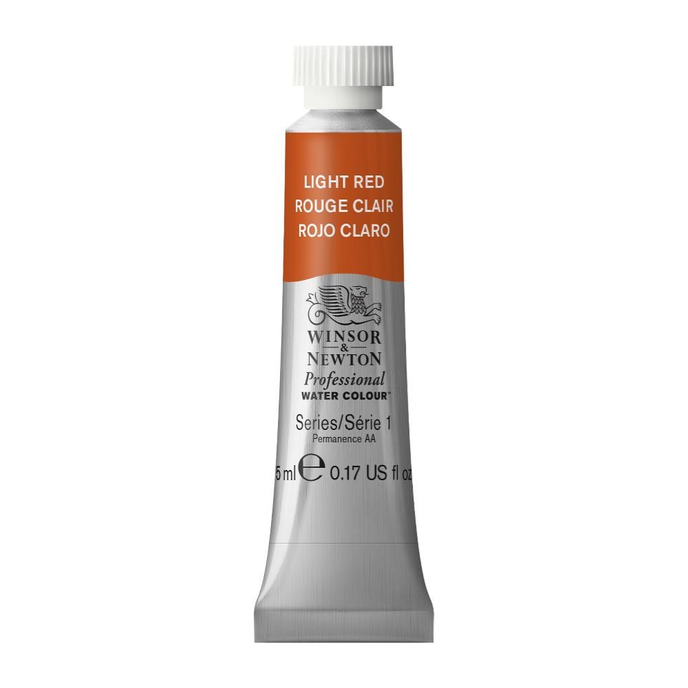 Watercolor paint Professional Watercolour - Winsor & Newton - Light Red, 5 ml