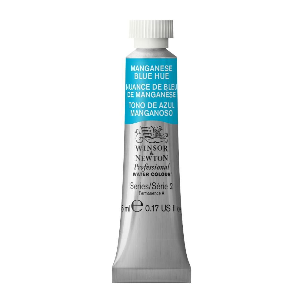 Watercolor paint Professional Watercolour - Winsor & Newton - Mangan Blue Hue, 5 ml