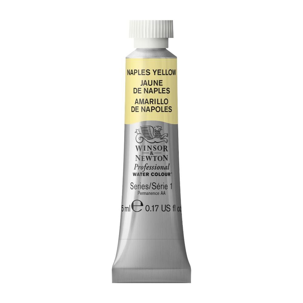Farba akwarelowa Professional Watercolour - Winsor & Newton - Naples Yellow, 5 ml
