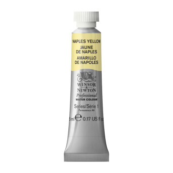 Watercolor paint Professional Watercolour - Winsor & Newton - Naples Yellow, 5 ml