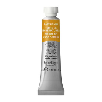 Watercolor paint Professional Watercolour - Winsor & Newton - Raw Sienna, 5 ml