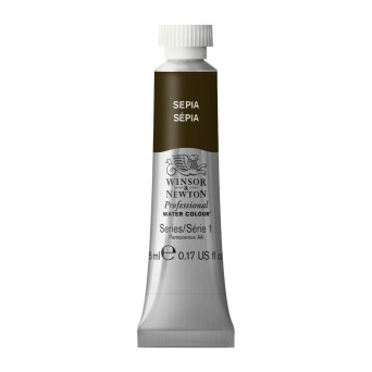 Watercolor paint Professional Watercolour - Winsor & Newton - Sepia, 5 ml
