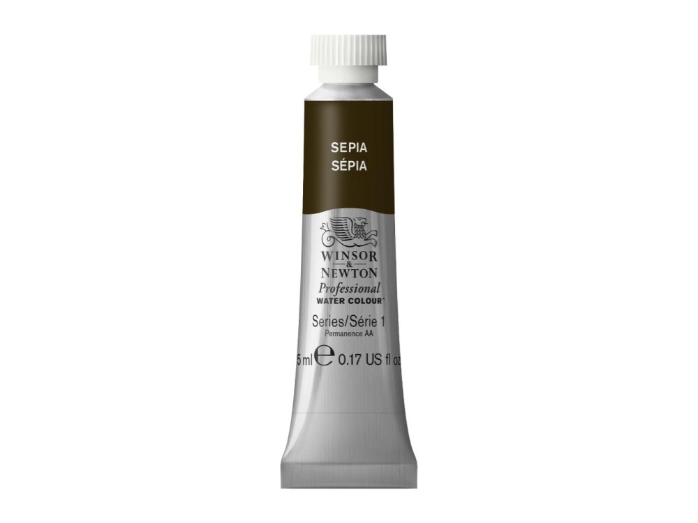 Farba akwarelowa Professional Watercolour - Winsor & Newton - Sepia, 5 ml