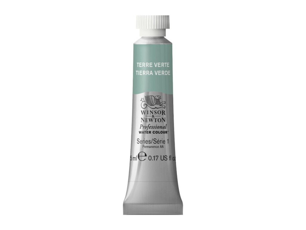 Watercolor paint Professional Watercolour - Winsor & Newton - Terre Verte, 5 ml