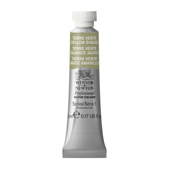 Watercolor paint Professional Watercolour - Winsor & Newton - Terre Verte Yellow, 5 ml