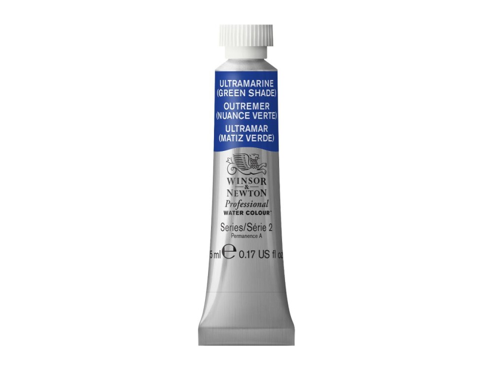 Watercolor paint Professional Watercolour - Winsor & Newton - Ultramarine Green Shade, 5 ml