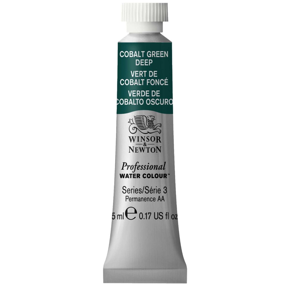 Farba akwarelowa Professional Watercolour - Winsor & Newton - Cobalt Green Deep, 5 ml